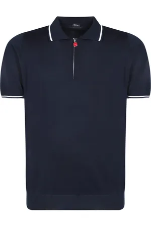 Kiton Koszulki, Mężczyzna, Niebieski, S, Bawełna, Koszulka Polo