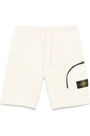 Stone Island Szorty, Mężczyzna, Beżowy, S, Casualowe Szorty Letnie