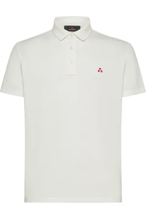 Peuterey Koszulki, Mężczyzna, Beżowy, S, Elegancka koszulka polo z krótkimi rękawami