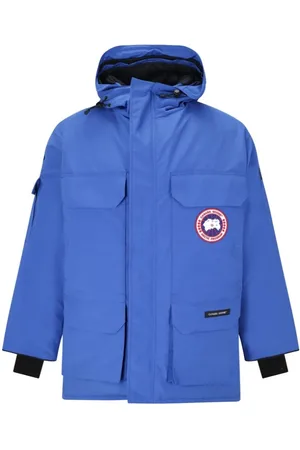 Canada Goose Kurtki, Mężczyzna, Niebieski, M, Bawełna, Stylowa Niebieska Kurtka Ekspedycyjna
