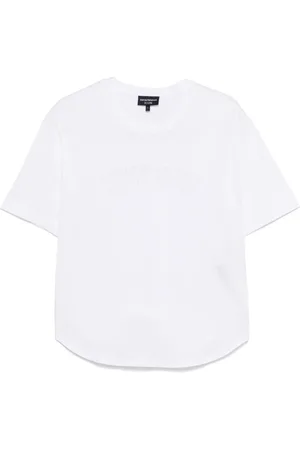 Emporio Armani Koszulki, Kobieta, Biały, M, Białe koszulki i pola