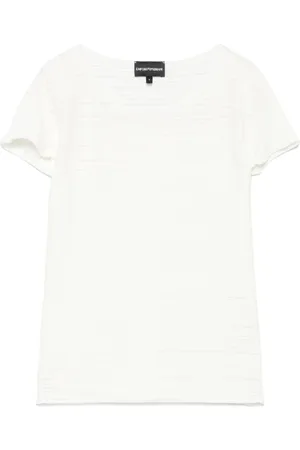 Emporio Armani Koszulki, Kobieta, Biały, M, Białe T-shirty i Pola