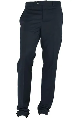 Made in italia Spodnie, Mężczyzna, Czarny, 2XL, Eleganckie Czarne Spodnie Spodnie