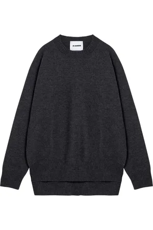 Jil Sander Swetry, Mężczyzna, Szary, S, Koszulka z Okrągłym Dekoltem