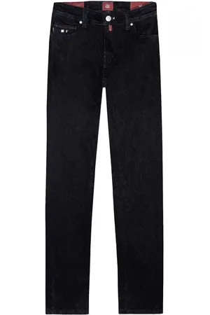 sartoria tramarossa Jeansy, Mężczyzna, Czarny, W32, Bawełna, Czarne Jeansyy i Spodnie Bawełniane
