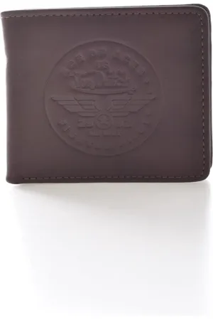 Von Dutch Akcesoria, Mężczyzna, Czerwony, ONE SIZE, Skóra, Portfel Składany 100% Skóra - Brązowy