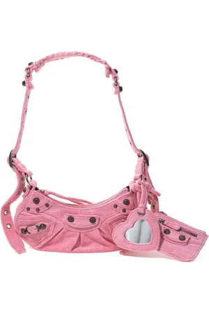 Balenciaga Torebki, Kobieta, Różowy, ONE SIZE, Bawełna, Elegancka torba na ramię w kolorze cukierków w różu