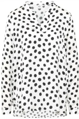 ETERNA Bluzki, Kobieta, Biały, 3XL, Stylowy Numer Modelu 0020080014000649