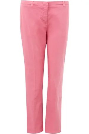 LARDINI Spodnie, Kobieta, Różowy, S, Eleganckie Bawełniane Spodnie w Różowym