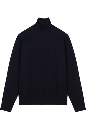 Jil Sander Swetry, Mężczyzna, Czarny, M, Sweter z dekoltem typu serduszko