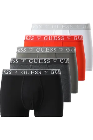 Guess Bielizna, Mężczyzna, Wielobarwność, S, Bawełna, 5 Bawełnianych Boxerów - Wielokolorowy Slip