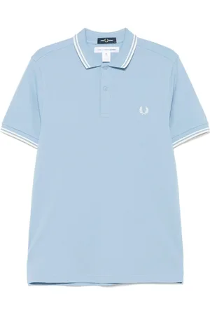 Comme des Garçons Koszulki, Mężczyzna, Niebieski, M, Niebieskie T-shirty i Pola