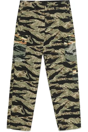 Givenchy Spodnie, Mężczyzna, Wielobarwność, S, Wielokolorowe Spodnie z Zielonymi Szczegółami