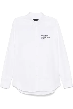 Dsquared2 Koszule, Mężczyzna, Biały, XS, Biała Koszula Męska