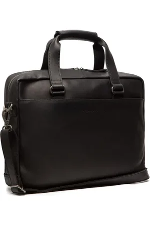 Chesterfield Torebki, unisex, Czarny, ONE SIZE, Czarna torba i etui na laptopa