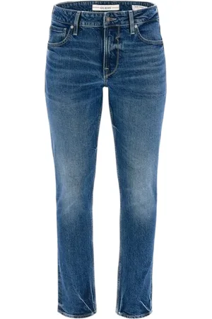 Guess Jeansy, Mężczyzna, Niebieski, W36, Klasyczne Straight Niebieskie Jeansyy