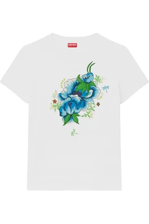 Kenzo Koszulki, Kobieta, Biały, M, Stylowe T-shirty i Polosy