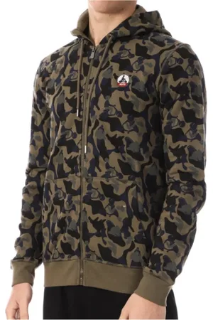 Jott Bluzy, Mężczyzna, Zielony, 3XL, Bawełna, Bluza z kapturem Meksyk