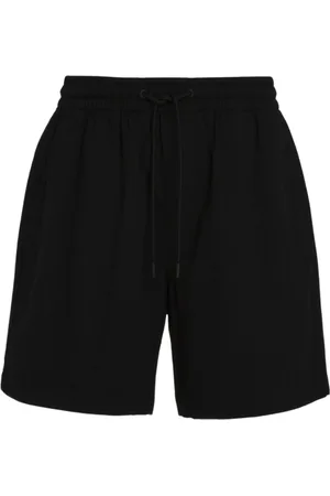 Calvin Klein Szorty, Mężczyzna, Czarny, XL, Bawełna, Bawełniane szorty – Prosty krój