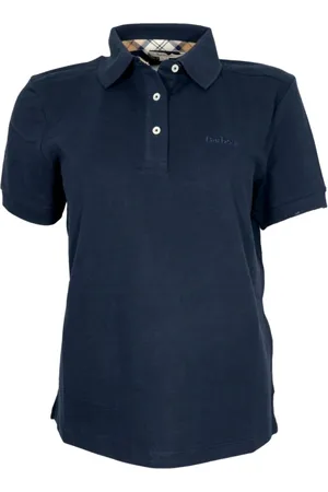 Barbour Koszulki, Kobieta, Niebieski, XS, Bawełna, Granatowy Bowford Polo Shirt