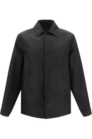 Givenchy Kurtki, Mężczyzna, Czarny, M, Klasyczna Koszula z Haftem Monogramu