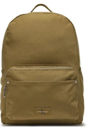 Calvin Klein Torebki, Mężczyzna, Zielony, ONE SIZE, Poliester, Sport Essentials Campus Backpack