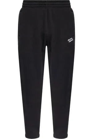 Maison Kitsuné Spodnie, Mężczyzna, Czarny, XS, Czarne Spodnie Aw 24