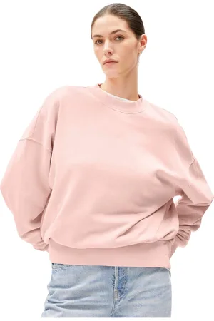 Armedangels Bluzy, Kobieta, Różowy, S, Oversized Sweatshirt z Opadającymi Ramionami