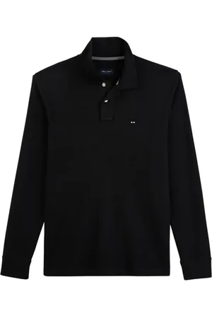 Eden Park Koszulki, Mężczyzna, Czarny, L, Bawełna, Navy Blue Cotton Polo Shirt
