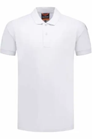 Parajumpers Koszulki, Mężczyzna, Biały, XL, Biały Poloshirt Gangapuma z Logo