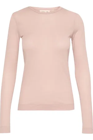 INWEAR Koszulki, Kobieta, Różowy, 2XL, Bawełna, Legendiw Base Long Sleeve Top