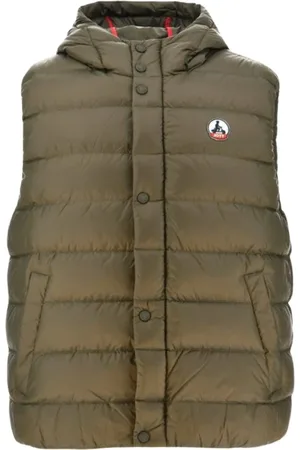 Jott Kurtki, Mężczyzna, Zielony, 2XL, Lekka bezrękawnikowa kurtka puchowa
