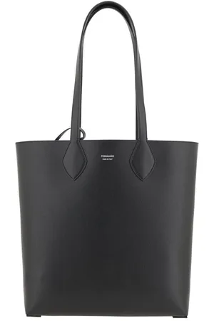 Salvatore Ferragamo Torebki, Mężczyzna, Czarny, ONE SIZE, Torba z kornetowej skóry
