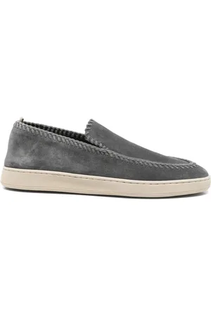Officine creative Buty, Mężczyzna, Szary, 42 EU, Zamsz, Suede Mokasyny Herbie/011 Designers Code