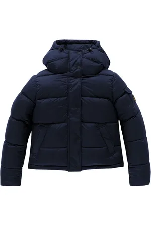 RefrigiWear Kurtki, Kobieta, Niebieski, S, Nylon, Niebieska Kurtka Puchowa z Kapturem