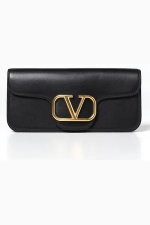 VALENTINO GARAVANI Torebki, Kobieta, Czarny, ONE SIZE, Len, Stylowa Borsa Torebka