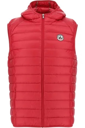 Jott Kurtki, Mężczyzna, Czerwony, 4XL, Padded Hooded Sleeveless Jacket