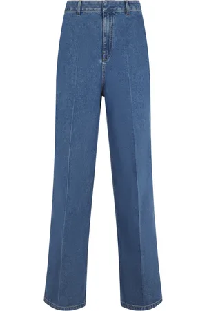 Serafini Jeansy, Kobieta, Niebieski, M, Eleganckie Spodnie autorstwa Lorenzo Serafini