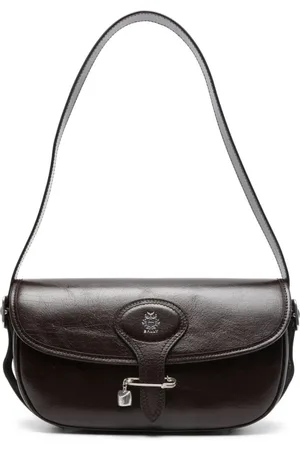 Bally Torebki, Kobieta, brązowy, ONE SIZE, Torba na Ramię z Składanym Dachem i Zapięciem na Magnes
