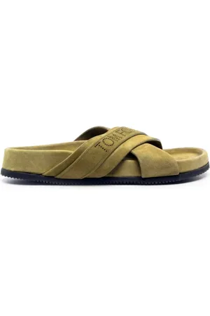 Tom Ford Buty, Mężczyzna, brązowy, 41 EU, Brązowe Sandały Stylowe Letnie Obuwie