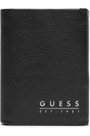Guess Akcesoria, Mężczyzna, Czarny, ONE SIZE, Skóra, Portfel Noir