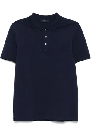 FAY Koszulki, Mężczyzna, Niebieski, XL, Czarny T-shirt i Polo Combo