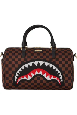 Sprayground Torebki, unisex, brązowy, ONE SIZE, Brązowa Torba Podróżna Shark in Paris 2.0