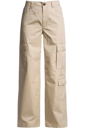 Parajumpers Spodnie, Kobieta, Beżowy, M, Spodnie Cargo Styl Workwear Lela