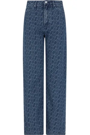 Armani Exchange Jeansy, Kobieta, Niebieski, W27, Luźne niebieskie jeansy