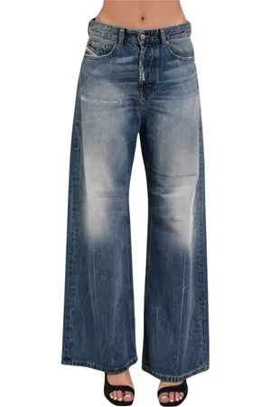 Diesel Jeansy, Mężczyzna, Niebieski, W27, Denim, Luźne Jeansyy 1996 z Oversize