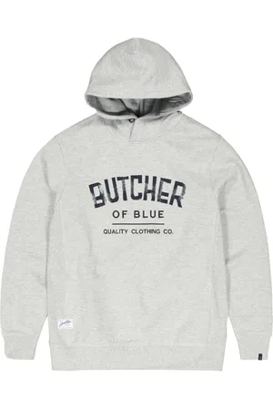 Butcher of Blue Bluzy, Mężczyzna, Szary, XL, Army College Hoodie M2513006