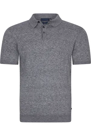 Cavallaro Napoli Koszulki, Mężczyzna, Szary, XL, Ciemnoszara Koszulka Polo