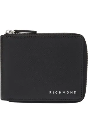 John Richmond Akcesoria, unisex, Czarny, ONE SIZE, Skóra, Wallets & Cardholders