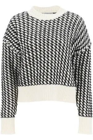 Bottega Veneta Swetry, Kobieta, Wielobarwność, S, Wełna, Wełniany Sweter Ss 23